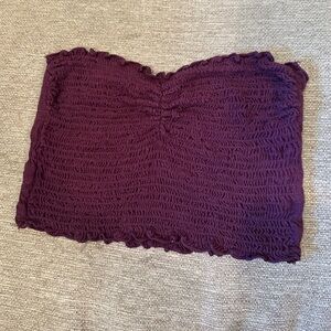 Super Cute Purple Burgundy Colored Tube Top From Tilly’s! Small. Great Condition
